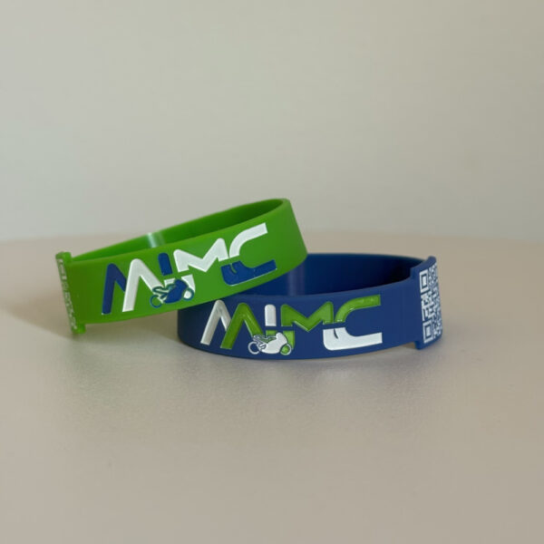 AA silicone bracelet with QR code