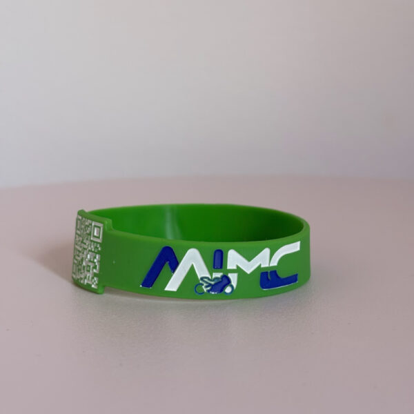 AA silicone bracelet with QR code - Image 3